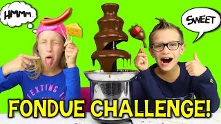 Chocolate Fondue Challenge
