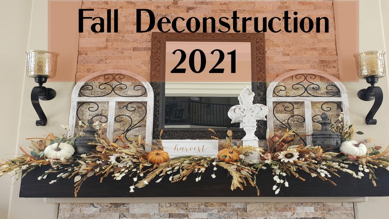FALL DECONSTRUCTION 2021 - HOW TO ORGANIZE YOUR DECOR FOR STORAGE - YouTube