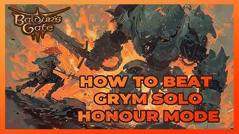 EASY MELEE BUILD TO SOLO GRYM HONOUR MODE - BG3 Patch 8 Build #baldursgate3 #gaming