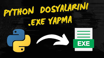 python dosyalarını exe yapma
