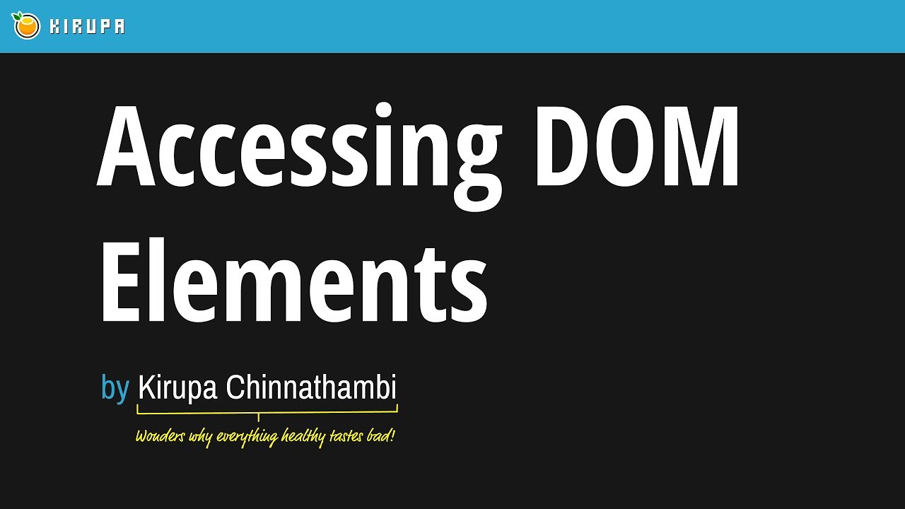 Accessing Dom Elements In React