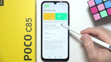 Poco C85: How to Change Screen Refresh Rate