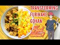 REAL FOOD WARS FOOD | How to make Transforming Furikake Gohan | Shokugeki no Soma | Anime Kitchen