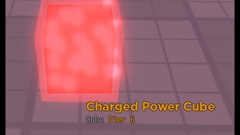 How to create Charged Power Cube In Modded Cube Combination (OLD)