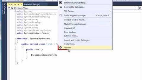 Adding Line Numbers to the Code Editor in Visual Studio