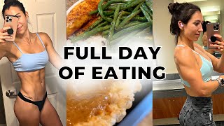FULL DAY OF EATING - How Im Eating 3 Weeks Out From Bikini Comp @kristievskitchen