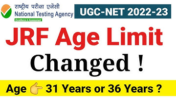 UGC NET /JRF Age Limit 2023 । Age Limit For Ugc Net JRF / Assistant Professor /Female/SC /ST/OBC/PWD