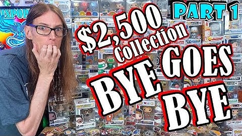 We Are Getting RID of Our Funko Pops | PART 1