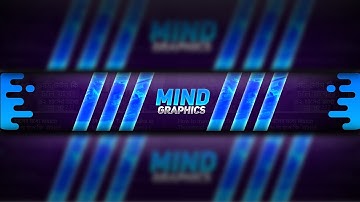 Make a cool banner for YouTube channel | Ps touch banner Tutorial | Channel art