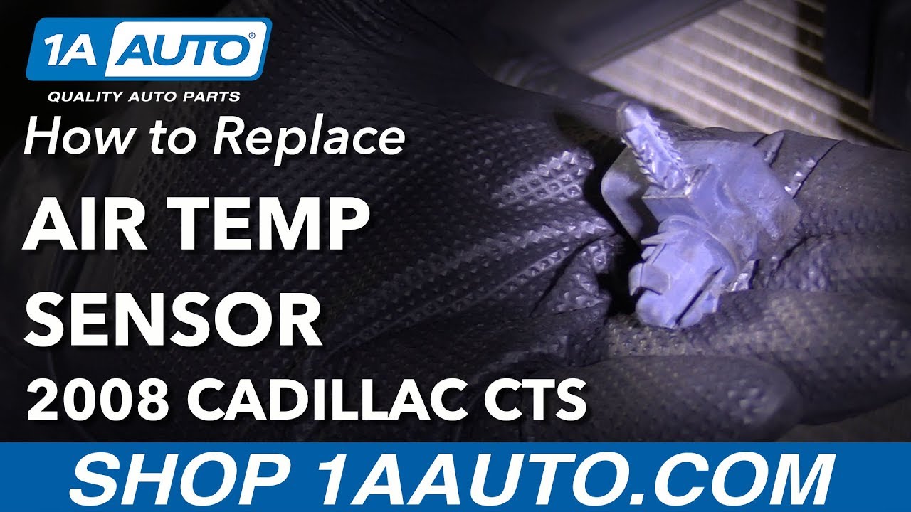 How to Replace Air Temp Sensor 2008-14 Cadillac CTS | 1A Auto