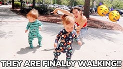 THE TWINS ARE FINALLY WALKING!!! Teen Mom Vlog