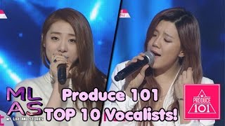 Produce 101 Top 10 Vocalists!