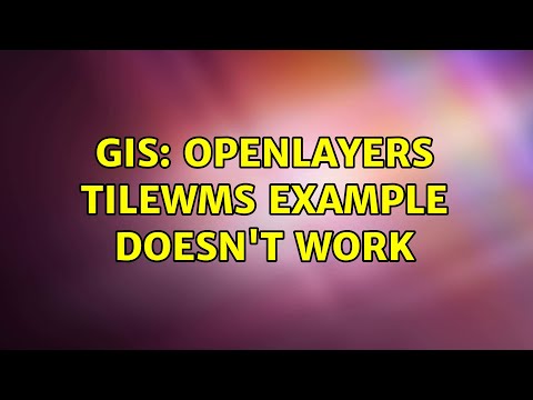 GIS: openLayers TileWMS