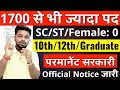 1700+ पदों पर होगी भर्ती, चुपके से तैयारी शुरू करे | 10th pass govt jobs 2025 | Latest govt job 2025