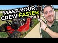 How To Make Your Crew Mow Lawns Faster!