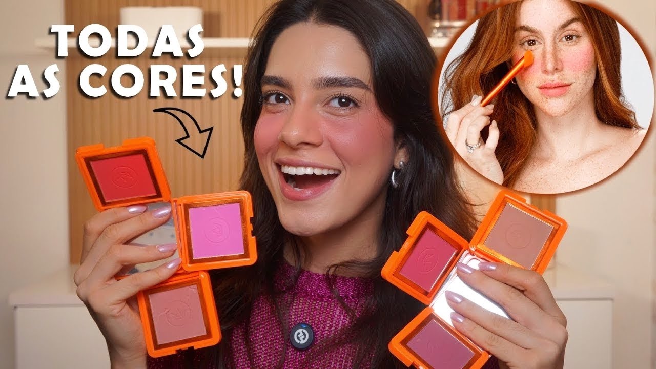 TODAS AS CORES DE BLUSH: MARI MARIA MAKEUP