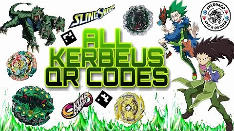 ALL KERBEUS QR CODES ~ BEYBLADE BURST APP ~ NEW