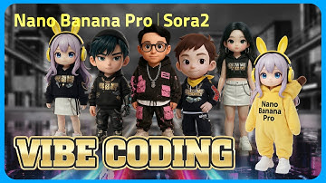 바이브코딩 (Vibe Coding) #NanoBanana Pro #소라2 #ai뮤직비디오