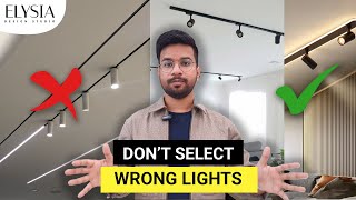 Types of interior lights | Magnetic track light | profile light in ceiling