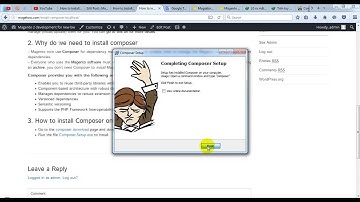 How to install composer on localhost