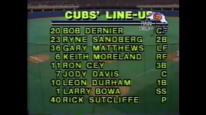 Sept 1984 - Chicago Cubs Clinch NL East in Pittsburgh!