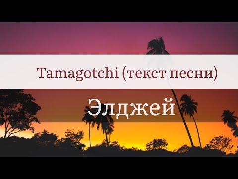 Элджей - Tamagotchi (Текст песни)