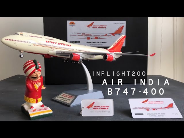 航空機・ヘリコプター Inflight200 Boeing 747-400 AIR INDIA The LAST Air India Boeing 747 / Farewell Edition / Custom