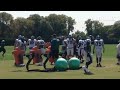 Back in shoulder pads, #Eagles defensive linemen get after it at practice Tuesday.