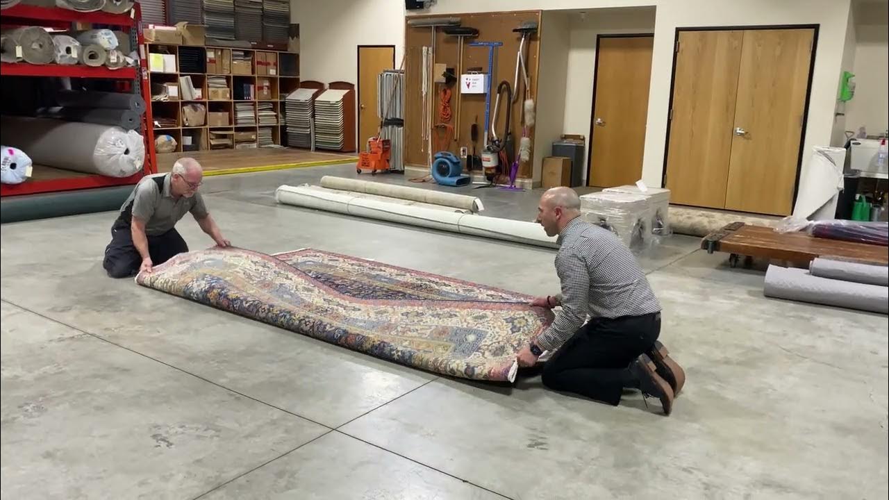 How to Fold a Rug YouTube