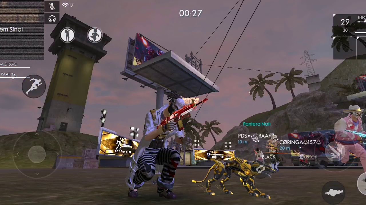 Jogando freefire - YouTube