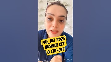PRE NET 2025 Answer Key & Cut Off | Dr.Heena #shorts #ugcnetcutoff #ugcnet2025 #ugcnetanswerkey