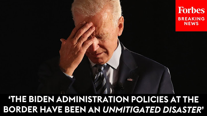 'Unmitigated Disaster': GOP Lawmaker Slams President Biden's Border Policies