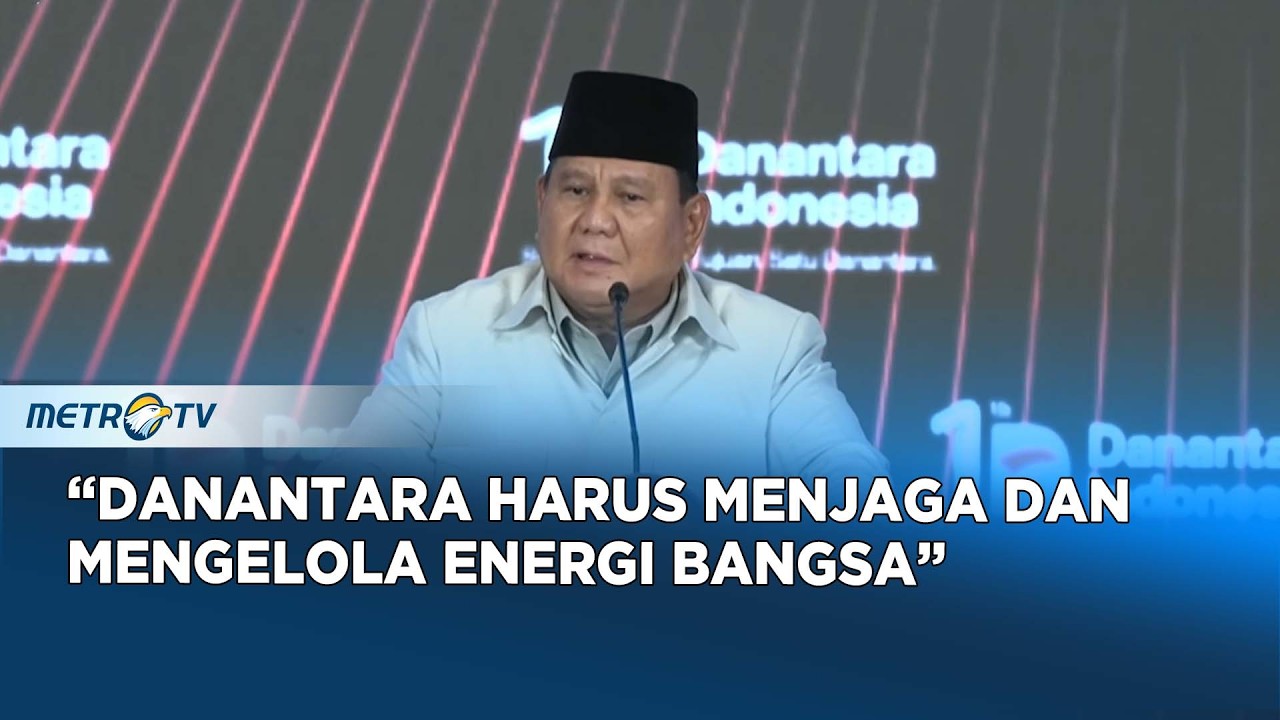 [FULL] Pidato Presiden Prabowo di Tasyakuran HUT ke-1 Danantara
