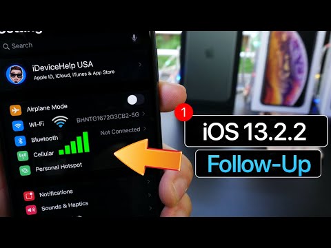 iOS 13.2.2 후속 조치-Apple이 마침내 수정했습니다!