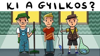 Ki A Gyilkos??? Detektíves Rejtvények, Amiket Soha Nem Fogsz Kitalálni Találós Kérdés, Teszt