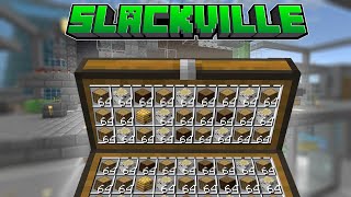 I upgraded the TREE FARM on Slackville! Minecraft Bedrock Edition! @SlackLizard