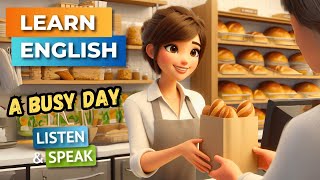 A busy Day at Bakery  | Improve Your English | English Listening Skills - Speaking Skills.