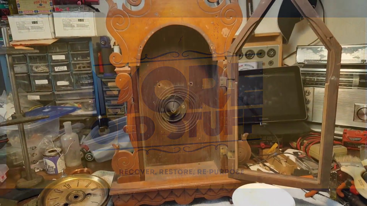 How to use Hand Cleaner to clean a Wooden Clock Case. YouTube