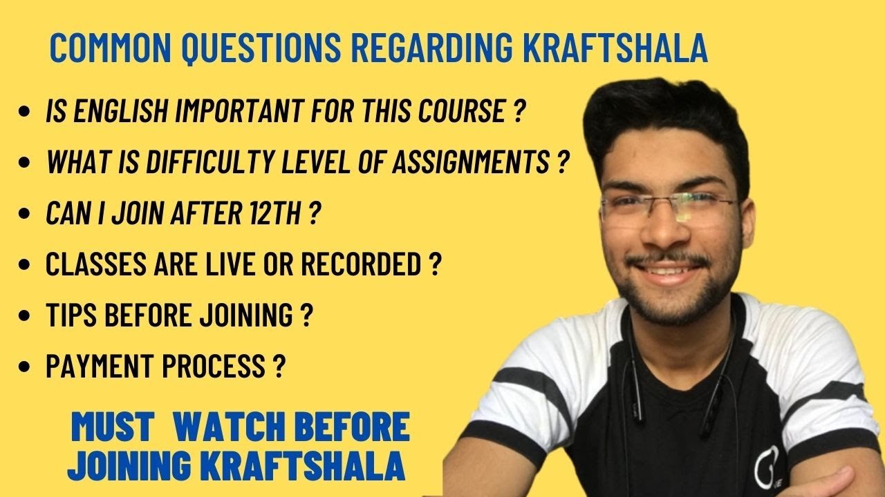 kraftshala assignment questions and answers