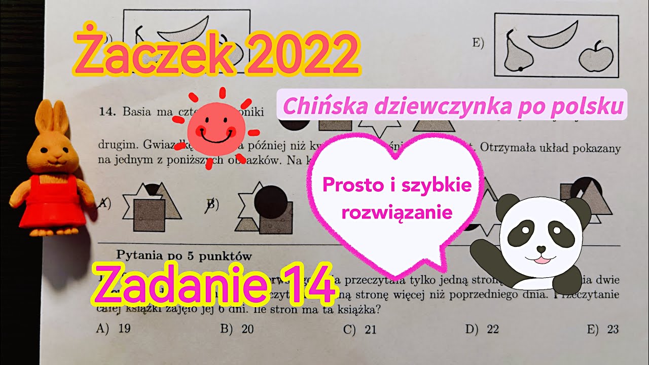Kangurek Testy Matematyczne Klasa 2 Żaczek 2022/Zadanie 14 /Rozwiązanie/Odpowiedź/Kangur Matematyczny/Klasy