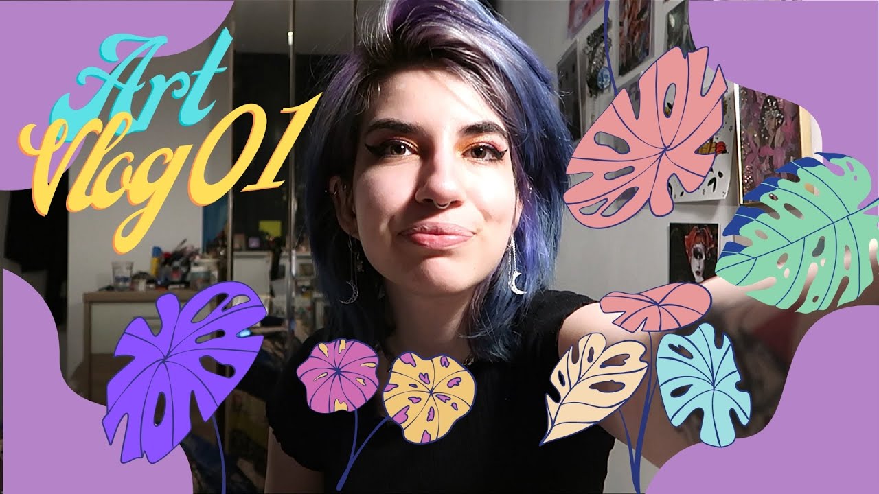 // Art Vlog ❀ 01: Create art with me & enjoy a cosy week with me. //