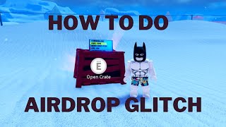 ROBLOX JAILBREAK Easy quick airdrop glitch