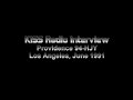 Kiss radio interview 94hjy providence june 1991