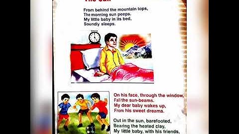 Aryendra Gangwar|Class-4th|Subject-English Reader|Chapter-9|The Sun