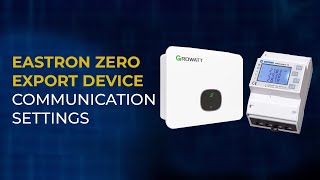 Eastron Zero Export Device Communication Settings #zeroexport #eastron #growatt #smartmeter