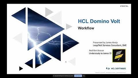 HCL Software Academy: Digital Solutions. Building Workflows with Domino Volt