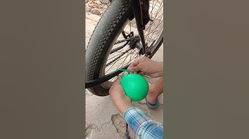 KTM Duke exaust sound in cycle💥 with balloon🎈 #viralvideo #mtbrider #stunt