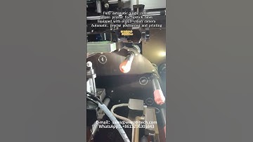 Plastic lipstick tube fully automatic single color screen printing machine#screen printing machine