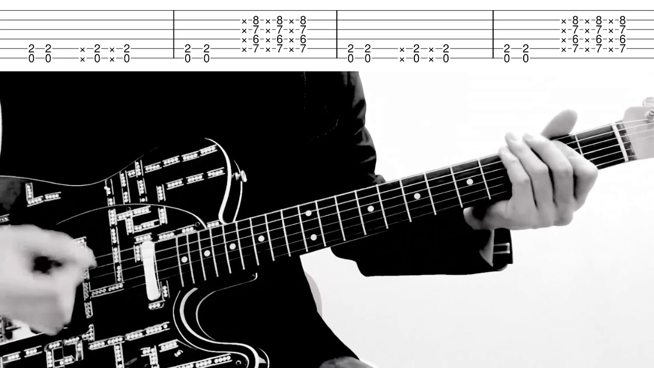 ギタカラtab付 Stereocaster Hoteiパート練習用 Youtube