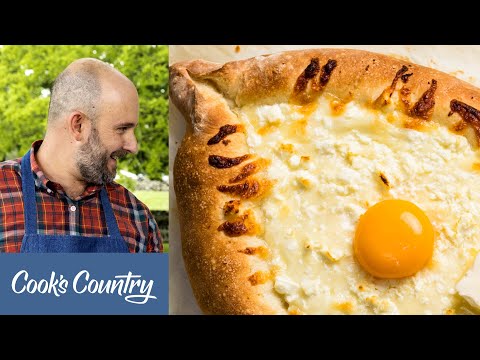 Video: Khachapuri Nrog Lub Qe Thiab Cheese